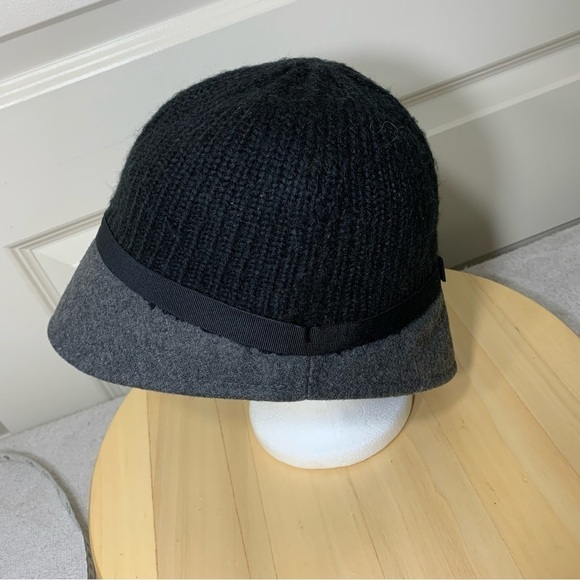 San Diego Hat Co Feminin Neutral Black Gray Knit Wool Blend Bucket Hat One Size - Picture 6 of 11